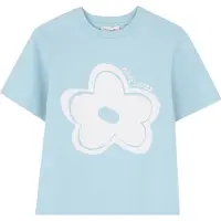 Marc Jacobs Little T-skjorte - Pale Blue m. Blomst - - 10 år (140) - T-skjorte