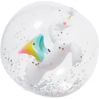 Sunnylife Badeball - 32 cm - 3D - Enhjørning - - OneSize - Badeball