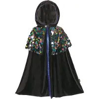 Souza Kostymer - Kappe - Bella - Svart/Blå - - 5-7 år (110-122) - Kostymer