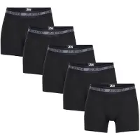 JBS Boxershorts - 5-pack - Bambus - Svart - - 7-9 år (122-134) - Boxershorts