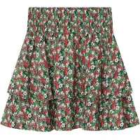 Zadig & Voltaire Skjørt - Lime m. Blomster - - 10 år (140) - Skjørt
