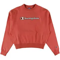 Champion Fashion Collegegenser - Rød m. Logo - - 18-20 år - Collegegenser