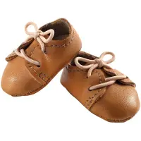 Djeco Dukkesko - 30-32 cm - Brun - - OneSize - Dukkeklær