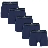 JBS Boxershorts - 5-pack - Bambus - Navy - - 7-9 år (122-134) - Boxershorts