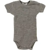 Joha Body k/e - Ull - Brun Melert - - 70 - Kortermet body