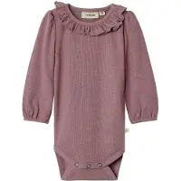 Lil´ Atelier Lil' Atelier Body I/e - Rib - NbfDarla - Nostalgi Rose - - 56 - Langermet Body