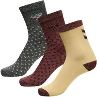 Hummel Sokker - hmlBeta - 3-pack - Chocolate Trøffel - - 24/27 - Sokker