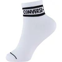 Converse Sokker - 6-pack - Kvartal - Hvit m. Trykk - - 37/40 - Sokker
