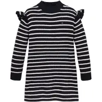 Tommy Hilfiger Kjole - Strikk - Ruffle Skater - Desert Himmel St - - 14 år (164) - Kjole