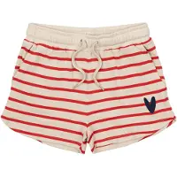 The New Shorts - TnNil - Poppy Rød Striped - - 3-4 år (98-104) - Shorts