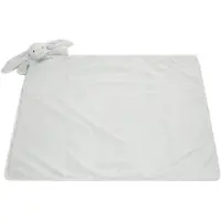 Jellycat Koseteppe - 56x70 cm - Bashful Bunny - Sølv - - OneSize - Teppe