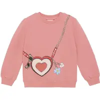Minymo Collegegenser - Strawberry Ice m. Trykk - - 3 år (98) - Collegegenser