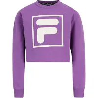 FILA Collegegenser - Laubach Beskjært Crew - Jordbær - - 15-16 år (170-176) - Collegegenser