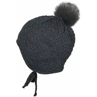 MP Babyhue m. Dusk - Oslo - Ull - Mørkegrå Melert - - 45 cm - Lue