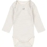 Fanga Fontana Body I/e - Fio - Te Stripe/Grå Dawn - - 0-1 md - Langermet Body
