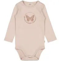 Wheat Body I/e - Sløyfe - Pale Lilac - - 1 år (80) - Langermet Body