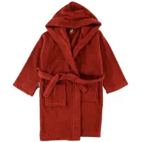 Nørgaard Madsens Badekåpe - 6 år - Dusty Rød - - 6 år (116) - Badekåpe