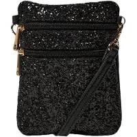 Sofie Schnoor Skulderveske - Svart Glitter - - OneSize - Skulderveske
