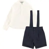 Emporio Armani Sett - Skjorte/Shorts - Dark Navy/Hvit - - 24 md - Shorts