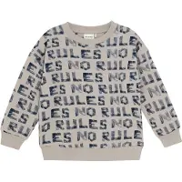 Minymo Sweatshirts - AOP - Oxford Tan - - 6 år (116) - Collegegenser
