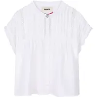 Zadig & Voltaire Skjorte k/e - Gisele - Hvit - - 10 år (140) - Skjorte K/E