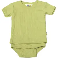 Joha Body k/e - Rib - Støvet Grønn - - 60 - Kortermet body