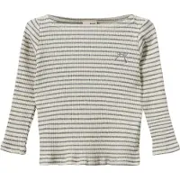 Sofie Schnoor Genser - Rib - StephieKB - Grey Striped - - 5 år (110) - Genser