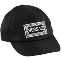 Versace Young Caps - Svart m. Logo - - 8 år (128) - Caps