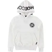 Dc-shoes Hettegenser - Snøstjerne - Hvit m. Logo - - M - Medium - Hettegenser