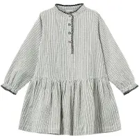 Sofie Schnoor Kjole - Black Tynn Stripe - - 5 år (110) - Kjole