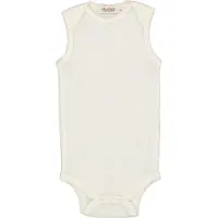 MarMar Body u/e - Ull - Pointelle - Bini - Natural - - 3 år (98) - Body uten ermer