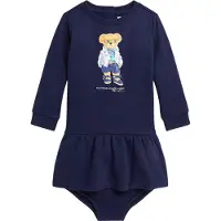 Ralph Lauren Kjole m. Bloomers - Navy m. Kosedyr - - 2 år (92) - Kjole