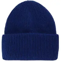 By Stær Lue - Ull/Polyester stoff - Strikk - Magda - Blå - - 54-59 cm - Lue