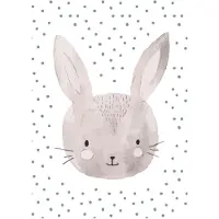 Citatplakat Plakat - A3 - Barnslig Rabbit - - OneSize - Plakat