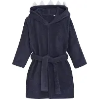 Pippi Baby Pippi Badekåpe - Odyssey Gray - - 110/116 - Badekåpe