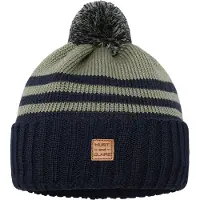 Hust and Claire Lue - Ull/Bomull - Strikk - HCFalke - Mer Navy - - 3-4 år (98-104) - Lue
