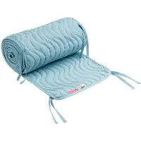 Done by Deer Sengekant beskyttelse - Quiltet - Waves - Blå - - OneSize - Sengekant beskyttelse