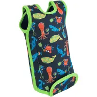 Konfidence Våtdrakt - BabyWarma - Sea Friends Navy/Lime - - 12-24 md - Våtdrakt