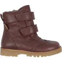 Pom pom Vintersko - Broque Borrelås Boot Tex - Deep Rouge m. F - - 28 - Vinterstøvler