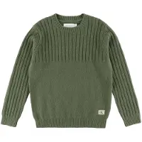 Calvin Klein Genser - Strikk - Dusty Olive - - 10 år (140) - Genser