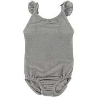 Christina Rohde Body u/e - Sølv Glitter - - 5 år (110) - Body uten ermer