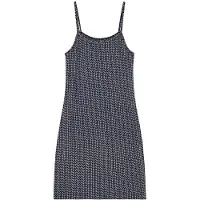 DESIGNERS REMIX Kjole - Bambus - Jenna - Navy/Logo Print - - 16 år (176) - Kjole