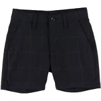 Grunt Shorts - Dude Vindu - Svart m. Rute - - 10 år (140) - Shorts