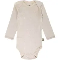 Pine Cone Body I/e - Pointelle Dot - Natur - - 2 år (92) - Langermet Body