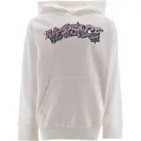 Versace Hettegenser - Hvit m. Rhinestone - - 10 år (140) - Hettegenser