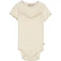 Wheat Body k/e - Rib - Eggeskall m. Rysje - - 56 - Kortermet body