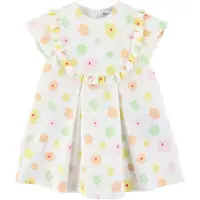 Emporio Armani Kjole - Hvit m. Blomster - - 18 md - Kjole