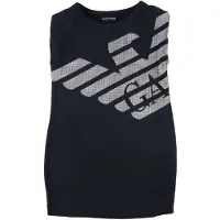 Emporio Armani Kjole - Navy m. Hvit - - 14 år (164) - Kjole