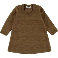 Joha Kjole - Ull - Varm Brun - - 100 - Kjole