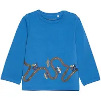 Minymo Genser - Vallarta Blue m. Veibane - - 62 - Genser